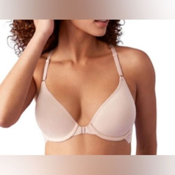 Wacoal b.tempt'd Eyelet Front Close T-Shirt Bra - Picture 1 of 2